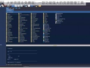 大地资源 8 免费版：一款功能强大的资源管理工具