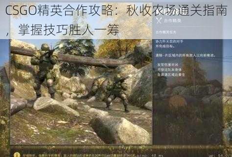 CSGO精英合作攻略：秋收农场通关指南，掌握技巧胜人一筹